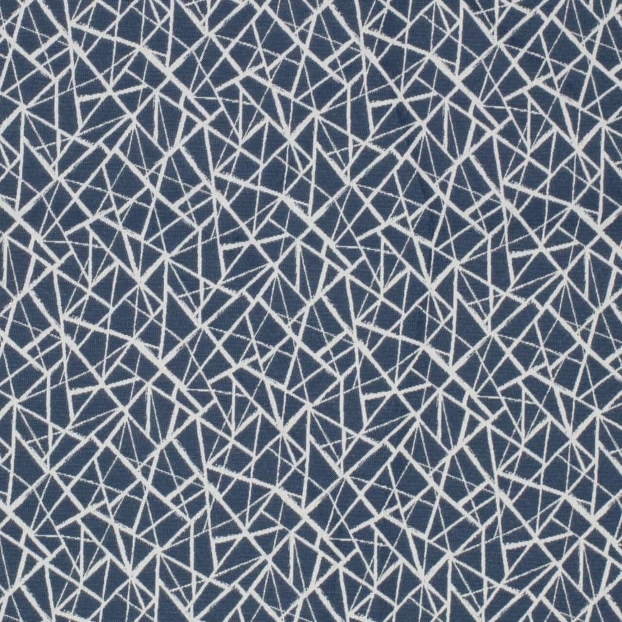 Blue Abstract Small Scale Woven Pattern Upholstery Fabric by The Yard - SKU: Riley Indigo